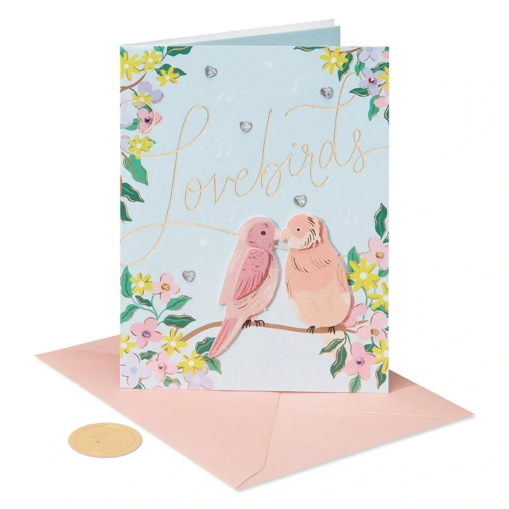 🆕Papyrus “Lovebirds” Couples Card